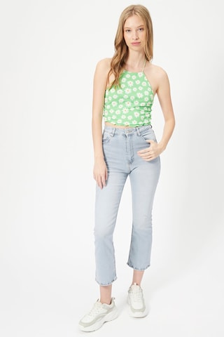 Crop top Verde-claro