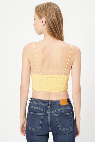 Crop top - Jaune