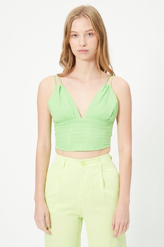 Crop top Verde-claro
