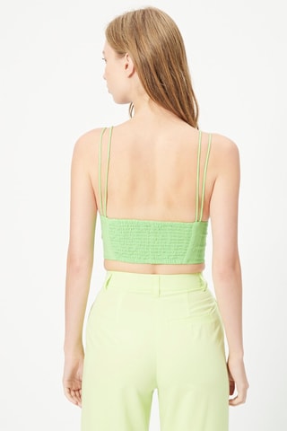 Crop top Verde-claro