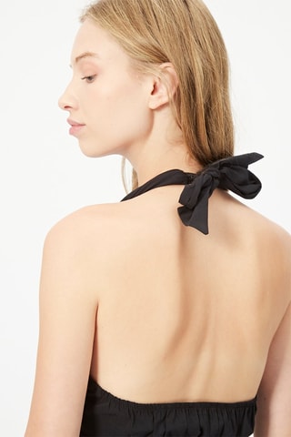 Crop top Preto