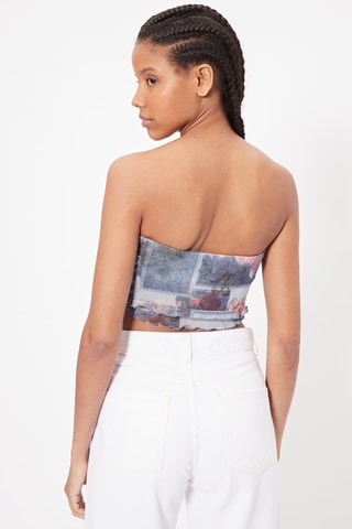 Crop top bustier - Turquoise