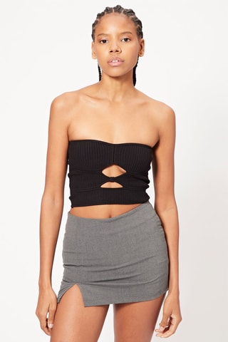 Crop top caicai - Preto