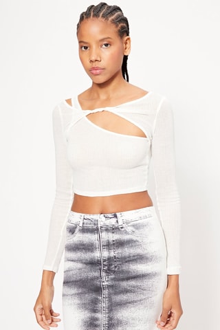 Crop top - Blanc