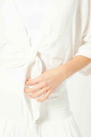 Crop top atado - Branco
