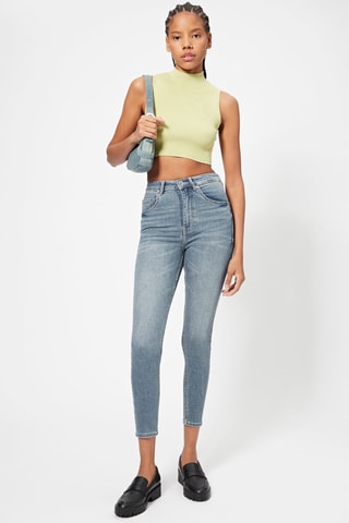 Crop top - Verde-claro