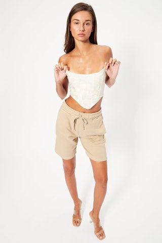Crop top caicai - Branco
