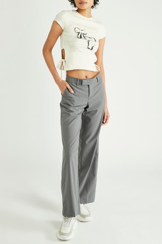 Crop top - Blanc cassé