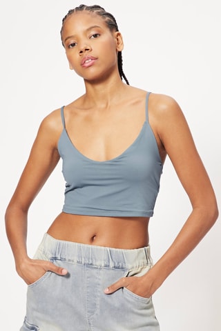 Crop top - Bleu