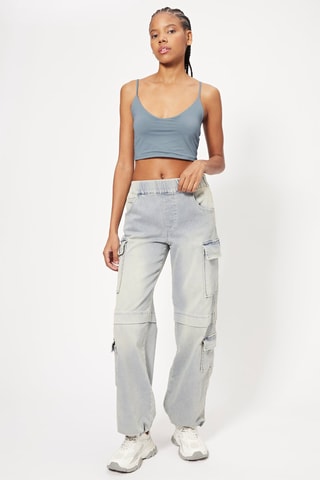 Crop top - Bleu