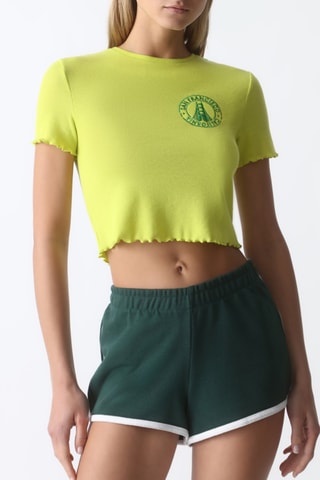 T-shirt court Vert