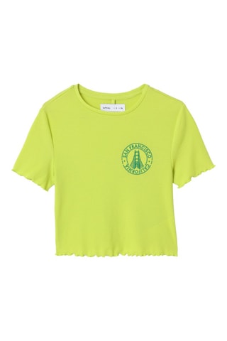T-shirt court Vert