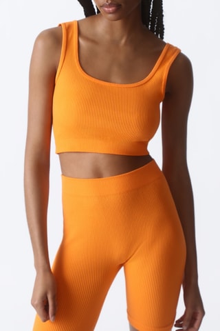 Crop top Laranja