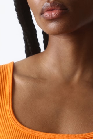 Crop top Laranja
