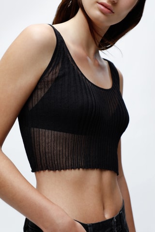 Crop top - Preto