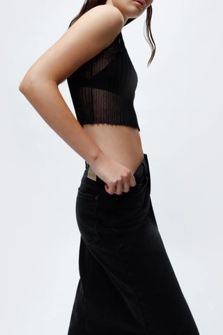 Crop top - Preto