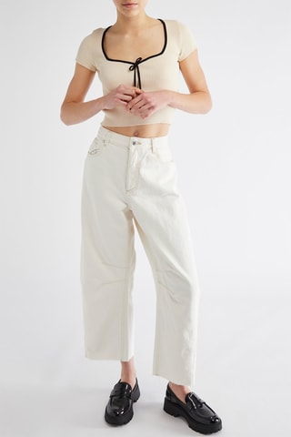 Crop top - Beige