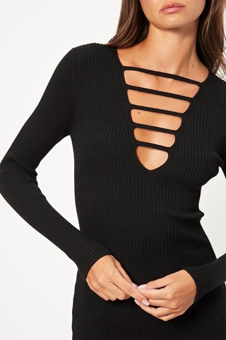 Robe midi - Noir