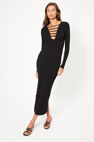 Robe midi - Noir