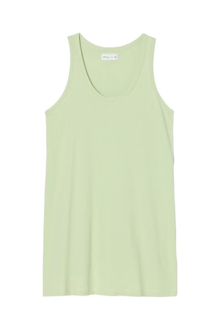 Vestido direito Verde-claro