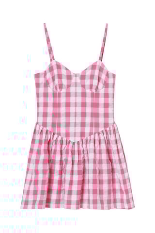 Vestido estilo patinadora Now Rosa-escuro