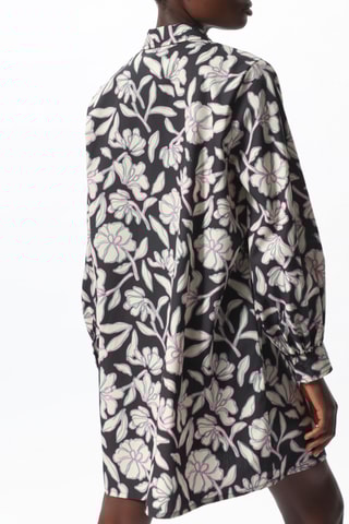 Robe trapèze Selma Noir et écru