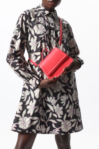 Robe trapèze Selma Noir et écru