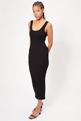 Vestido midi - Preto