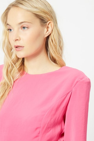 Vestido trapézio Rosa