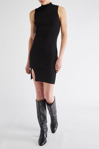 Vestido justo - Preto