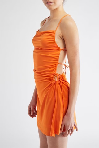 Vestido direito - Laranja