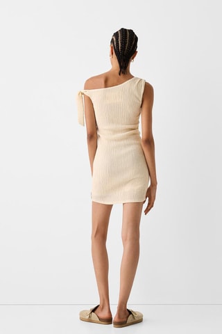 Vestido justo - Bege