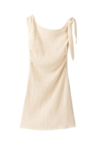 Vestido justo - Bege