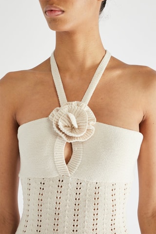 Vestido comprido - Cru