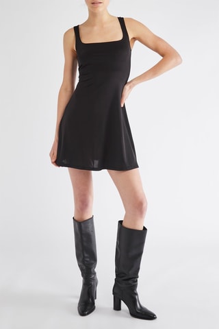 Vestido direito - Preto