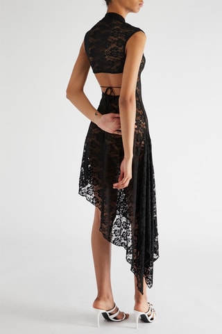 Robe en dentelle - Noir