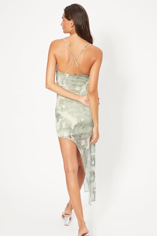 Vestido justo - Verde