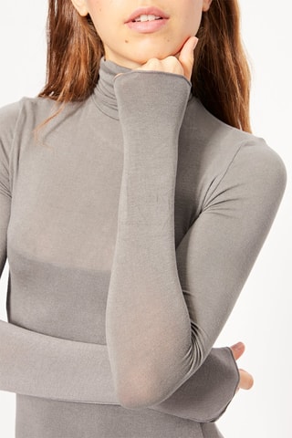 Vestido comprido - Cinzento