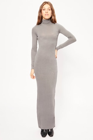 Vestido comprido - Cinzento