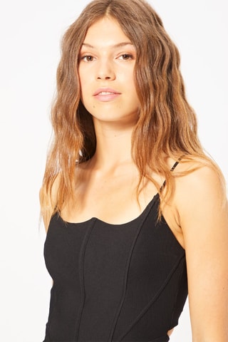 Vestido justo - Preto