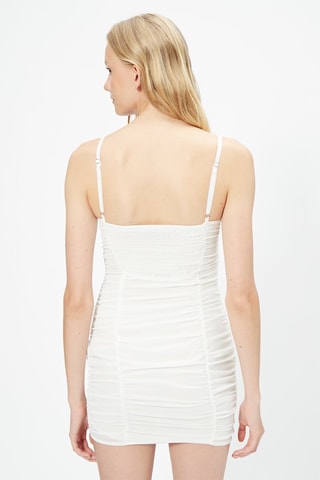 Vestido justo Branco