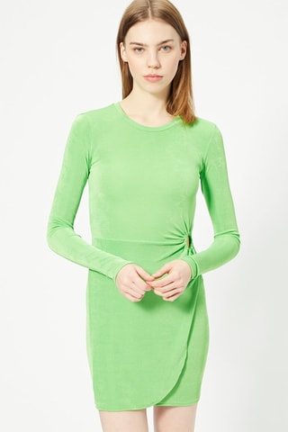 Vestido traçado Verde