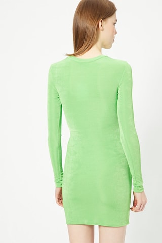 Vestido traçado Verde