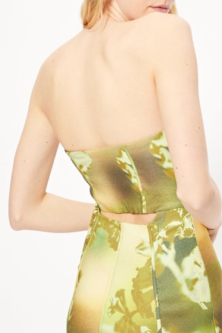 Vestido-corpete Verde-claro