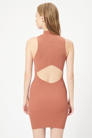 Vestido justo Rosa-velho