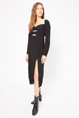 Vestido midi - Preto