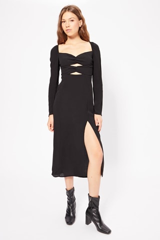 Vestido midi - Preto