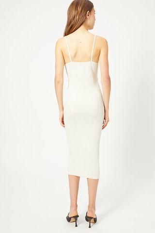 Vestido midi - Cru