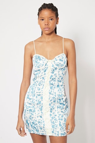 Vestido justo Branco