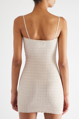 Vestido justo - Bege